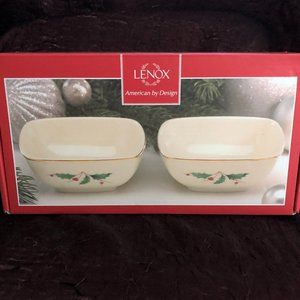 LENOX Holiday Dipping Bowls (2)
